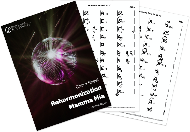 Mamma Mia Reharmonized (Sheet)